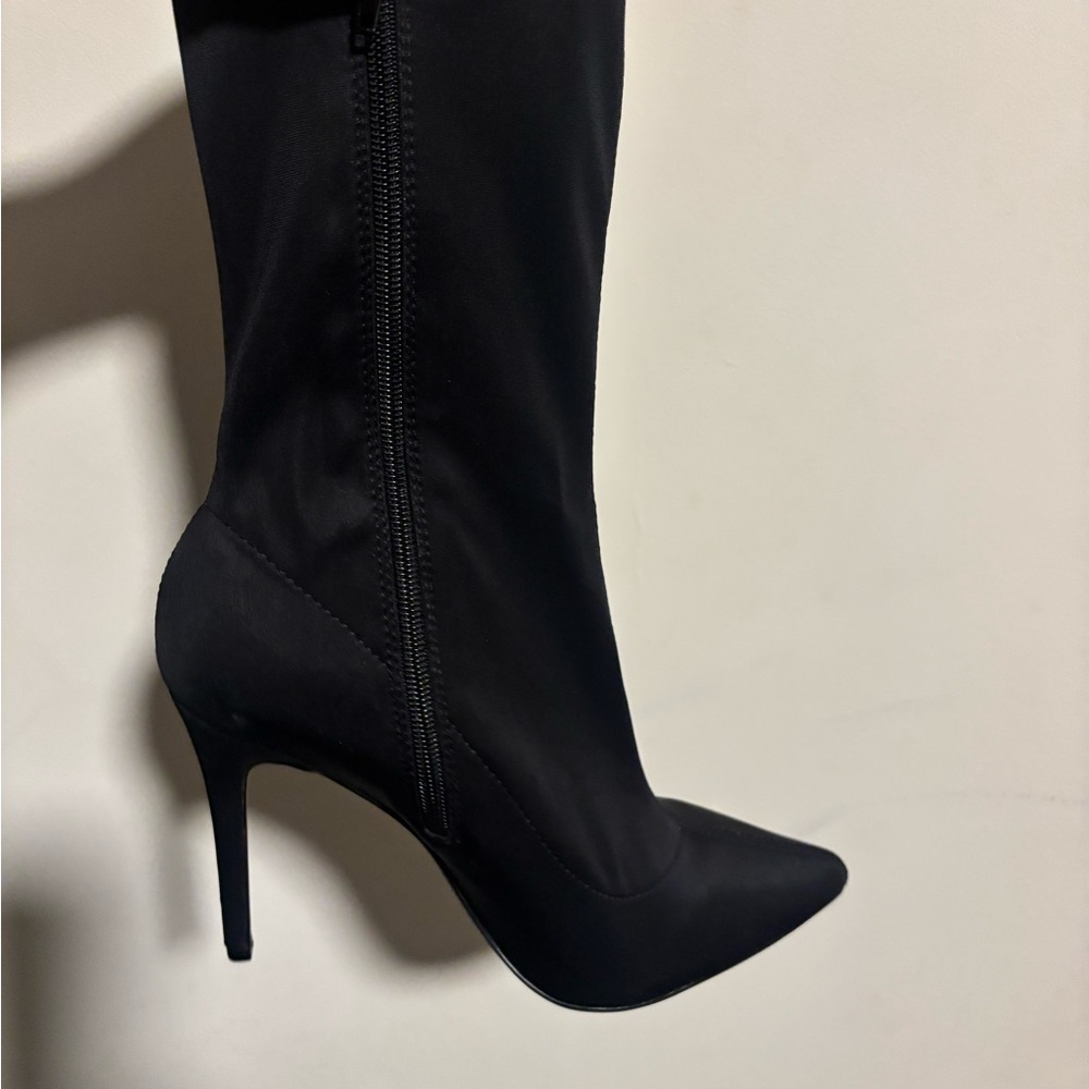 Elegant Black Women's Stiletto Boots